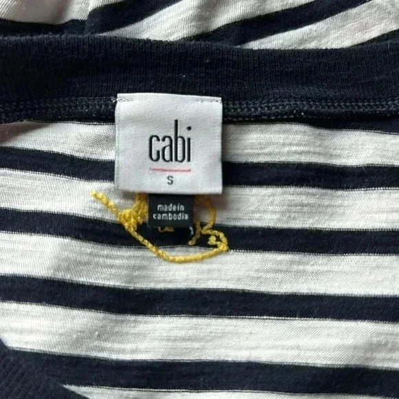 CAbi Aviation Tee 2022 - Blue White Striped Size S - Picture 8 of 9